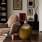 Capsule Aluminum End / Side Table in Gold - 99062Gold-ET