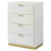 Caraway 4-drawer Bedroom Chest White - 224775