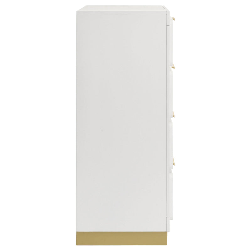 Caraway 4-drawer Bedroom Chest White - 224775