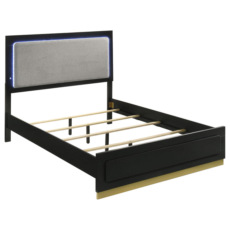 Caraway 4-piece California King Bedroom Set Black - 224781KW-S4