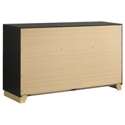 Caraway 4-piece California King Bedroom Set Black - 224781KW-S4