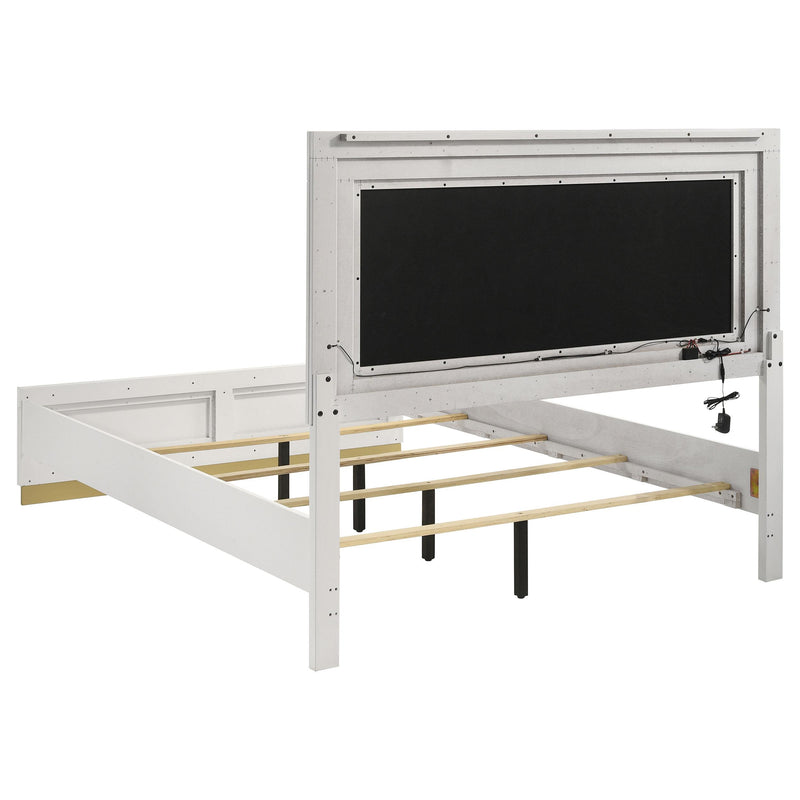 Caraway 4-piece Eastern King Bedroom Set White - 224771KE-S4
