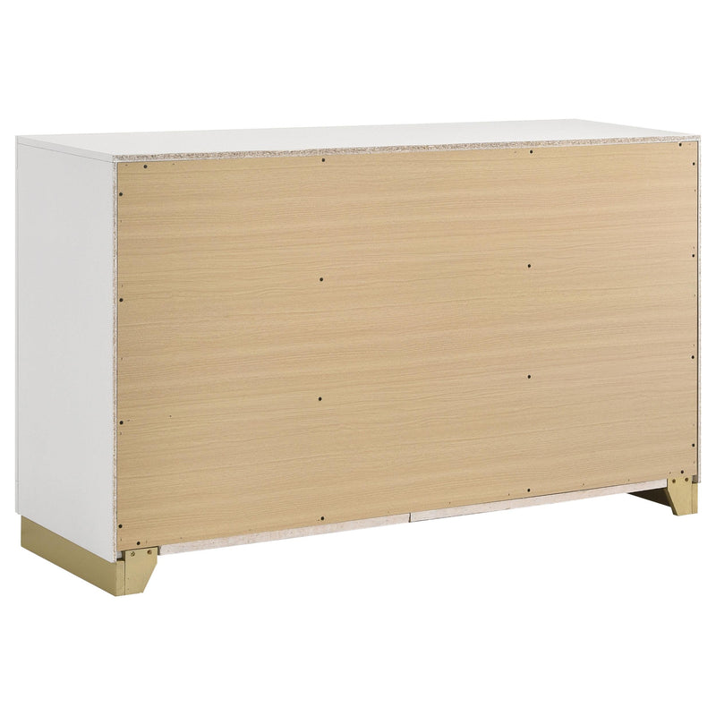 Caraway 4-piece Eastern King Bedroom Set White - 224771KE-S4
