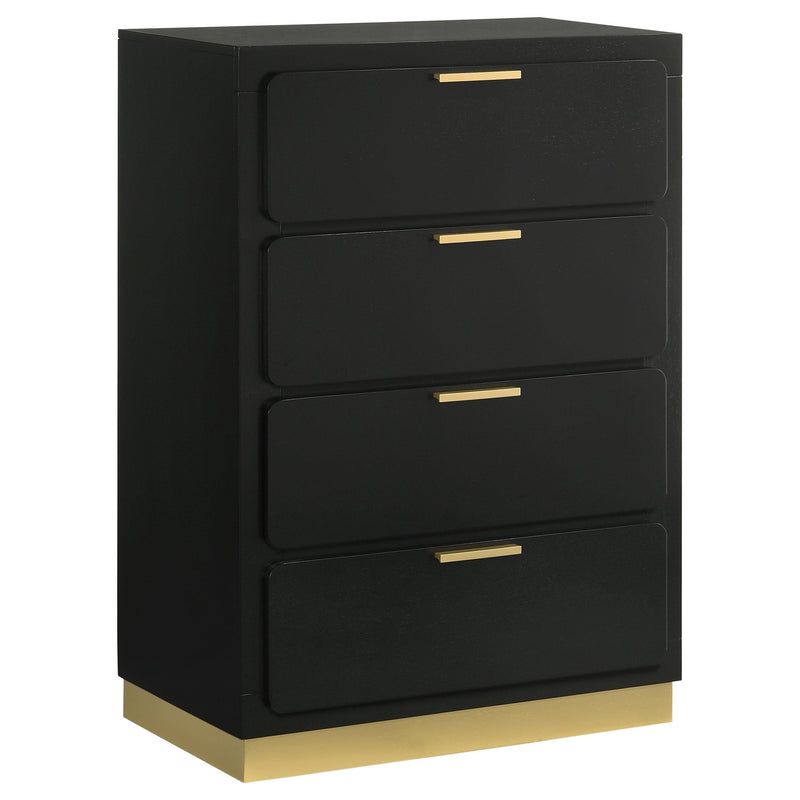 Caraway 5-piece Eastern King Bedroom Set Black - 224781KE-S5