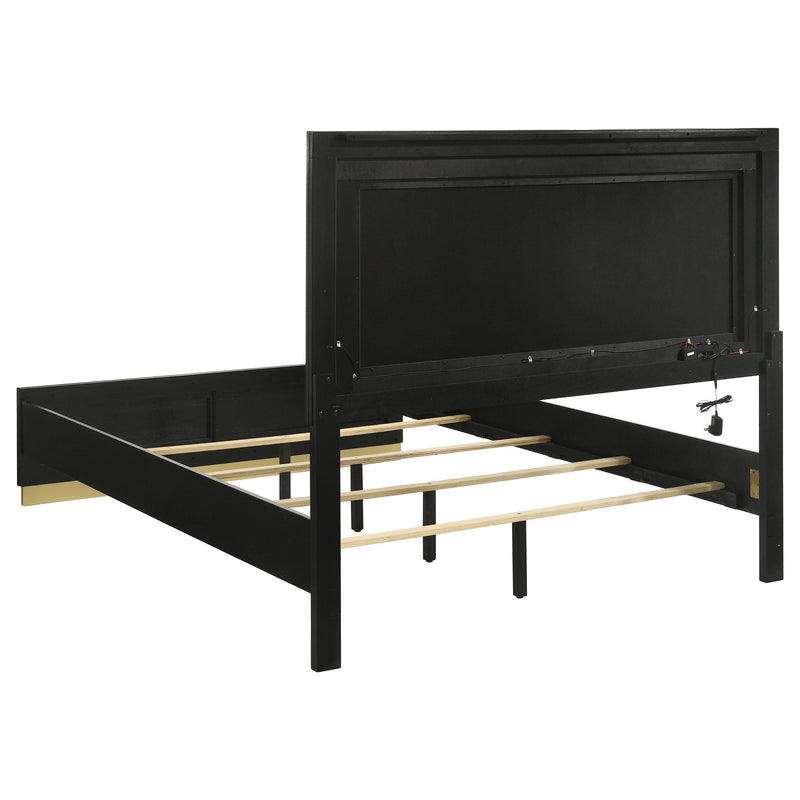 Caraway 5-piece Eastern King Bedroom Set Black - 224781KE-S5