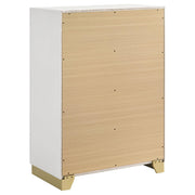 Caraway 5-piece Eastern King Bedroom Set White - 224771KE-S5