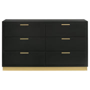 Caraway 6-drawer Dresser Black - 224783