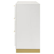 Caraway 6-drawer Dresser White - 224773