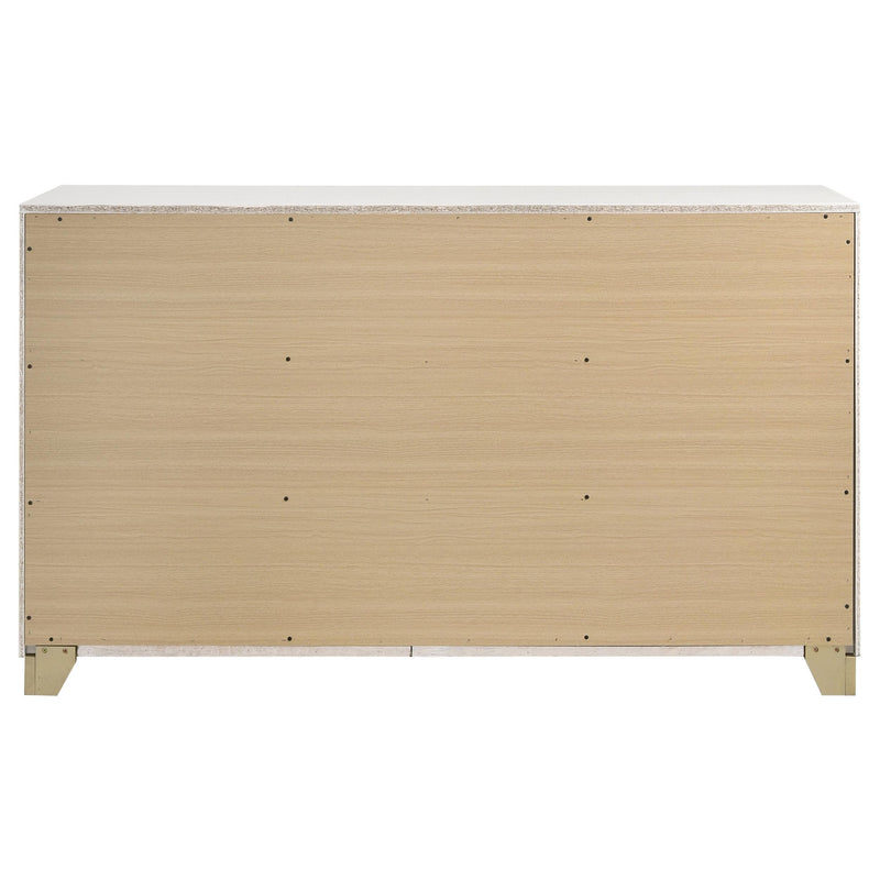 Caraway 6-drawer Dresser White - 224773