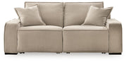 Carceri Cashmere 2-Piece Power Reclining Sectional Loveseat - 87003S1