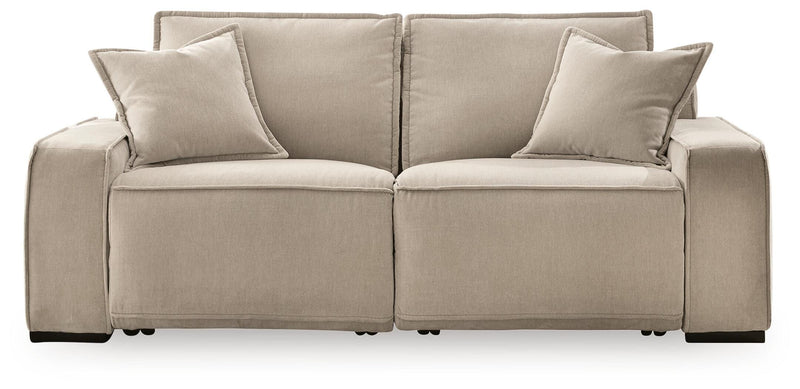 Carceri Cashmere 2-Piece Power Reclining Sectional Loveseat - 87003S1