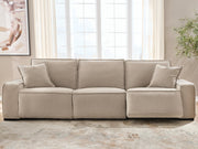 Carceri Cashmere 3-Piece Power Sectional Reclining Sofa - 87003S3