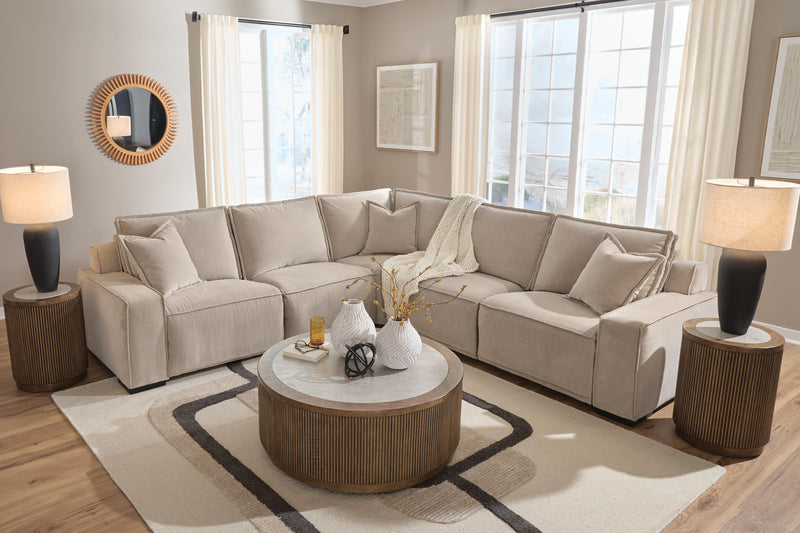 Carceri Cashmere 5-Piece Power Sectional Reclining Sofa - 87003S4