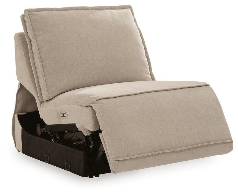 Carceri Cashmere Armless Power Recliner - 8700331