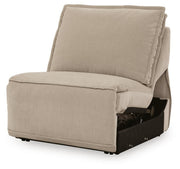 Carceri Cashmere Armless Power Recliner - 8700331