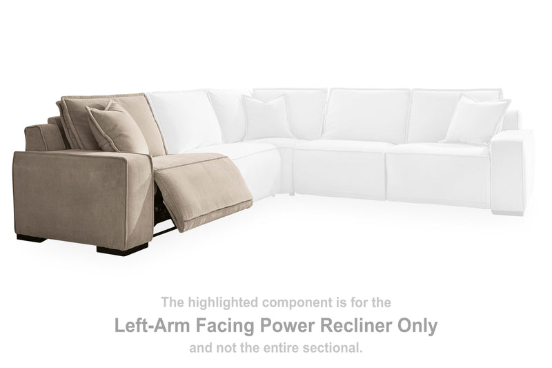 Carceri Cashmere Left-Arm Facing Power Recliner - 8700358