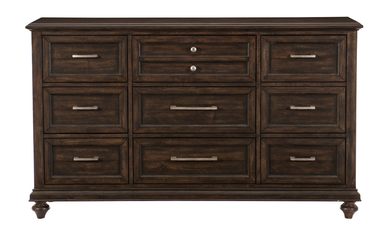 Cardano Driftwood Charcoal Panel Bedroom Set - Gate FurnitureBedroom Set