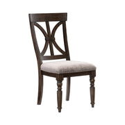 Cardano Driftwood Charcoal Round Dining Set - Gate FurnitureDining Room Set