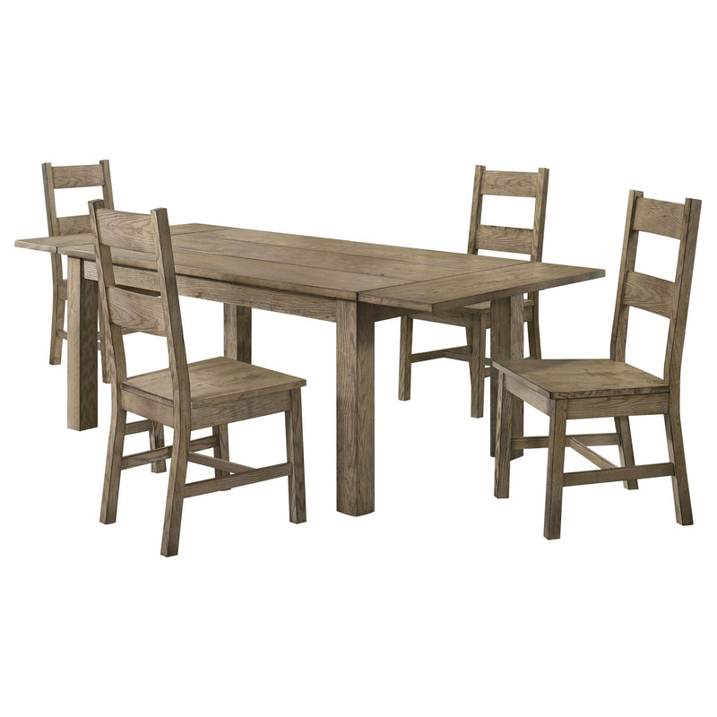 Cardova 5-piece Extension Table Dining Set Vineyard Oak - 192921-S5