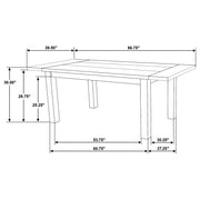Cardova 87-inch Solid Wood Extension Dining Table Vineyard Oak - 192921