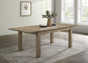 Cardova 87-inch Solid Wood Extension Dining Table Vineyard Oak - 192921