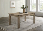 Cardova 87-inch Solid Wood Extension Dining Table Vineyard Oak - 192921
