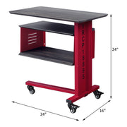 Cargo Accent Table W/Wall Shelf - AC00361