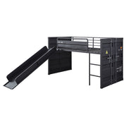 Cargo Twin Loft Bed W/Slide - 38305