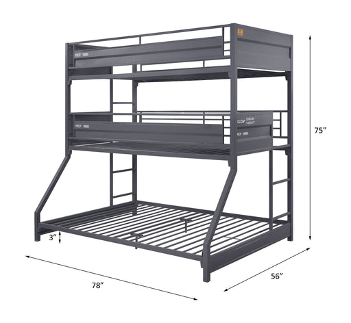 Cargo Twin/Twin/Full Bunk Bed - 37995