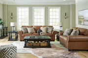 Carianna Sofa and Loveseat in Caramel - PKG015492
