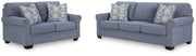 Carissa Manor Denim Living Room Set - Gate FurnitureLiving Room Set