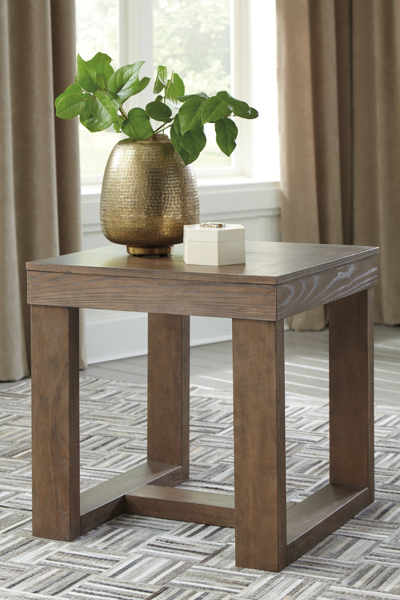 Cariton 2 End Tables in Gray - PKG008501