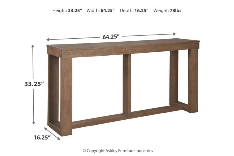 Cariton Gray Sofa/Console Table - Gate FurnitureSofa Table