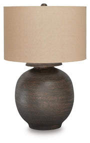 Carlenbury Antique Brown Table Lamp - L207574