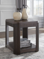 Carlibrie Warm Brown End Table - T700-3