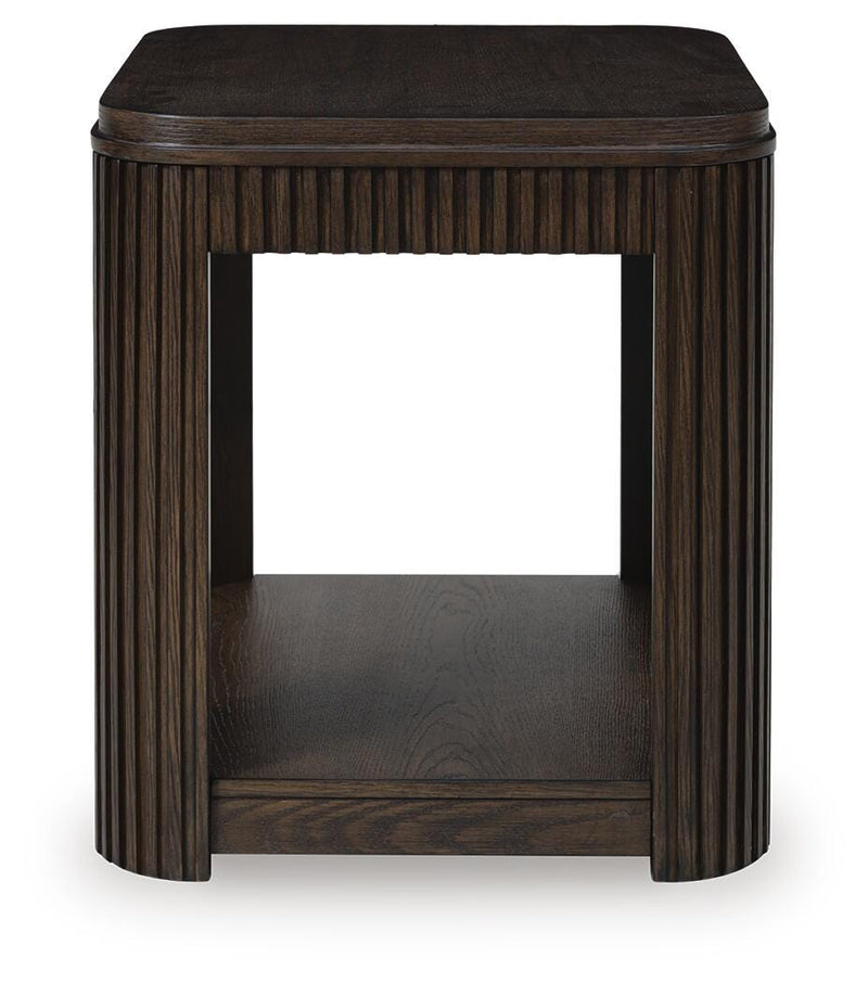 Carlibrie Warm Brown End Table - T700-3