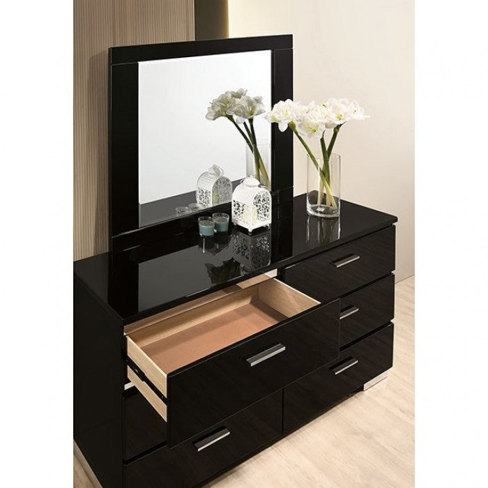 Carlie Black Dresser - FOA7039D
