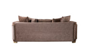 Carlina Coffee Velvet Sofa & Loveseat - CARLINACOF-SL