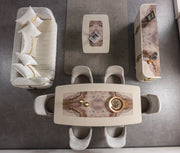 Carlina Ivory Coffee Table - CARLINA-COFFEE