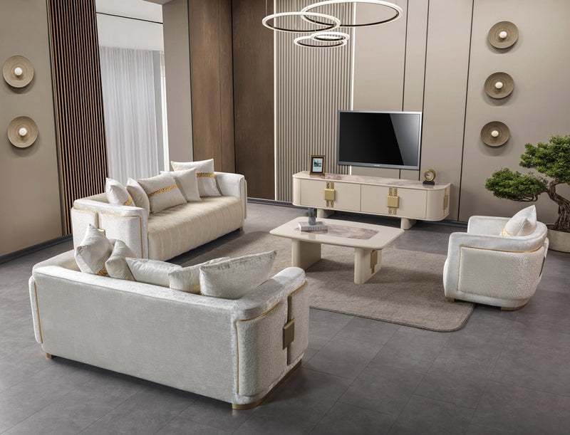 Carlina Ivory Tv Stand - CARLINA-TV