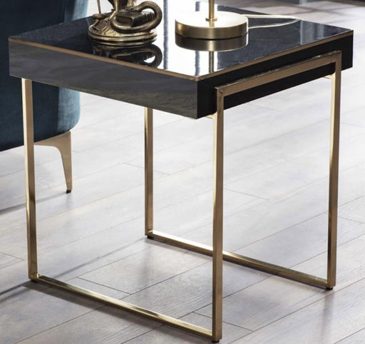 Carlino Side Table (Hg Black) 1 Piece - Gate FurnitureCoffee Table