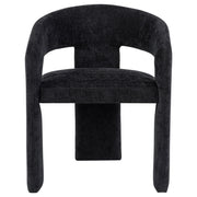 Carlow Upholstered Dining Arm Chair Black (Set of 2) - 193813BLK