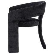 Carlow Upholstered Dining Arm Chair Black (Set of 2) - 193813BLK