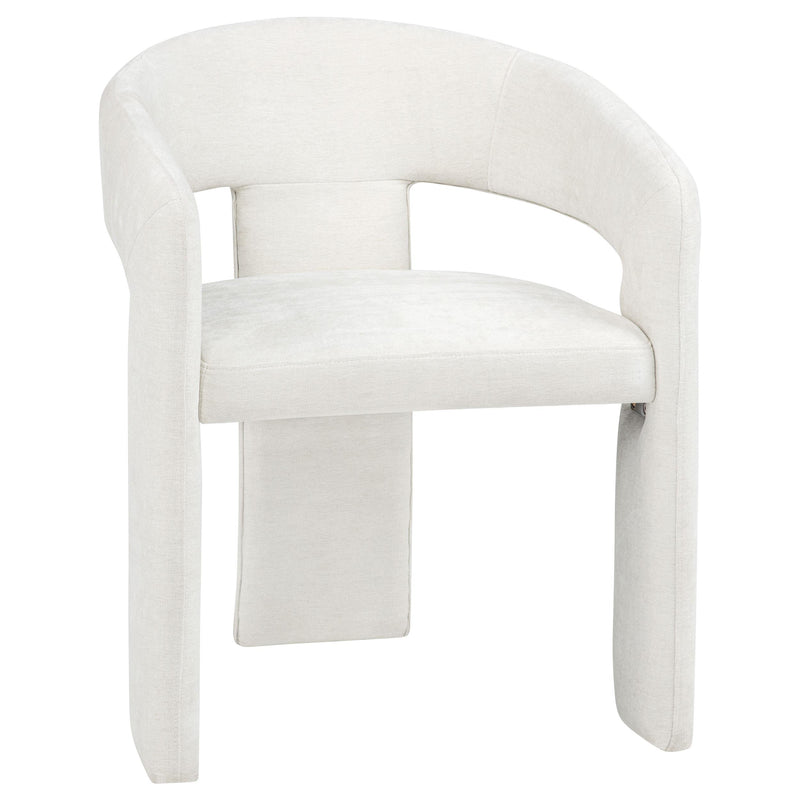 Carlow Upholstered Dining Arm Chair White (Set of 2) - 193813WHT