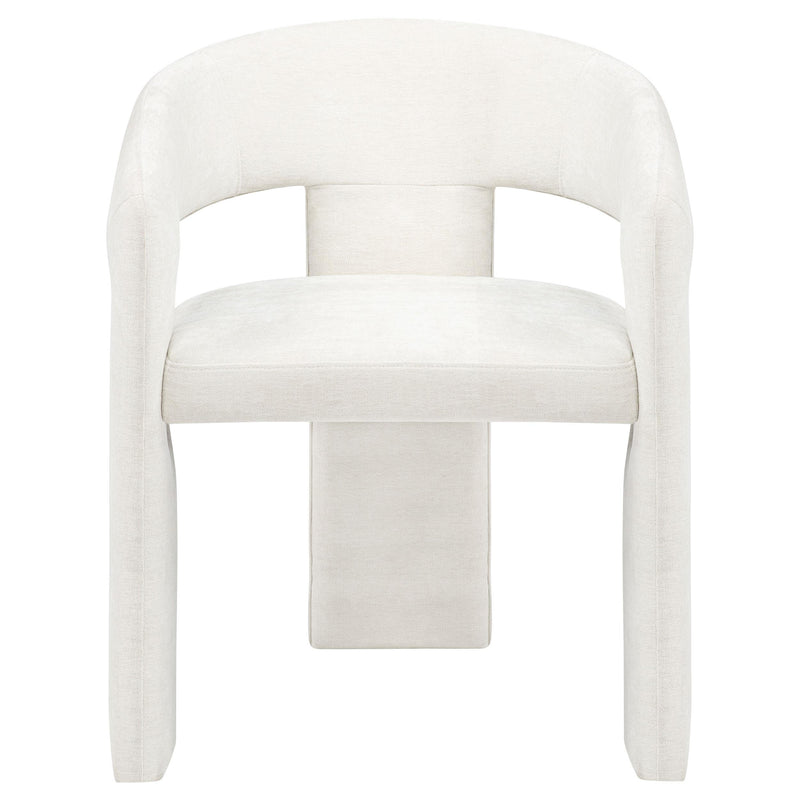 Carlow Upholstered Dining Arm Chair White (Set of 2) - 193813WHT