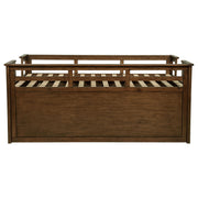 Carlsbad Wood Twin Captains Bed With Trundle Medium Brown - 400716T