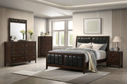 Carlton 2-drawer Nightstand Cappuccino - 202092