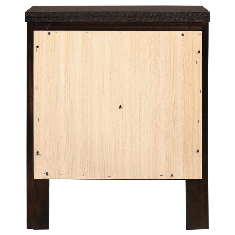 Carlton 2-drawer Nightstand Cappuccino - 202092