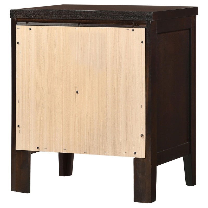 Carlton 2-drawer Nightstand Cappuccino - 202092
