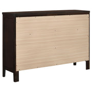 Carlton 4-piece California King Bedroom Set Cappuccino - 202091KW-S4
